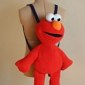 Stylish Upcycled Elmo Plushie Backpack